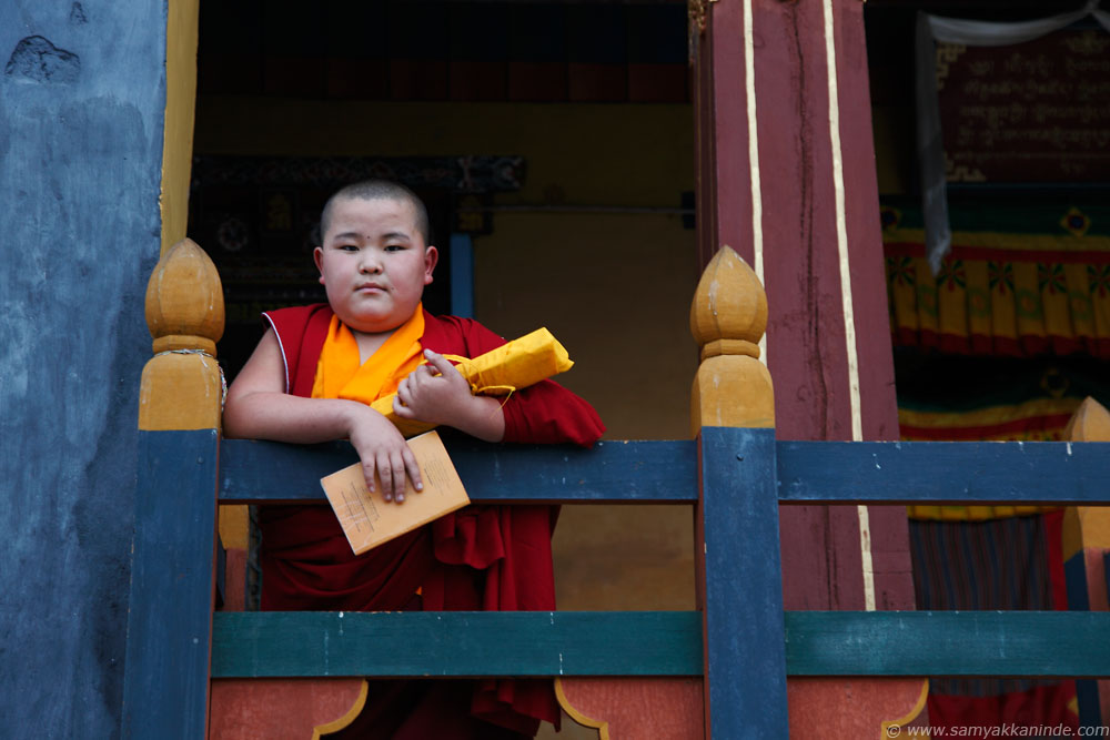 child Monk at monastery