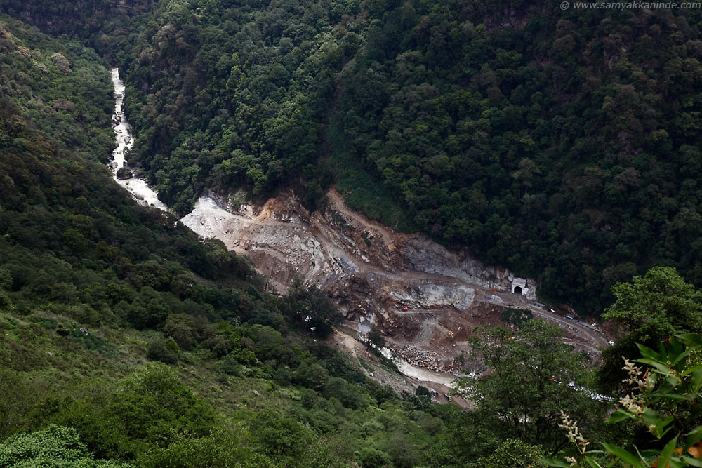 hydroelectric power plant near Trongsa