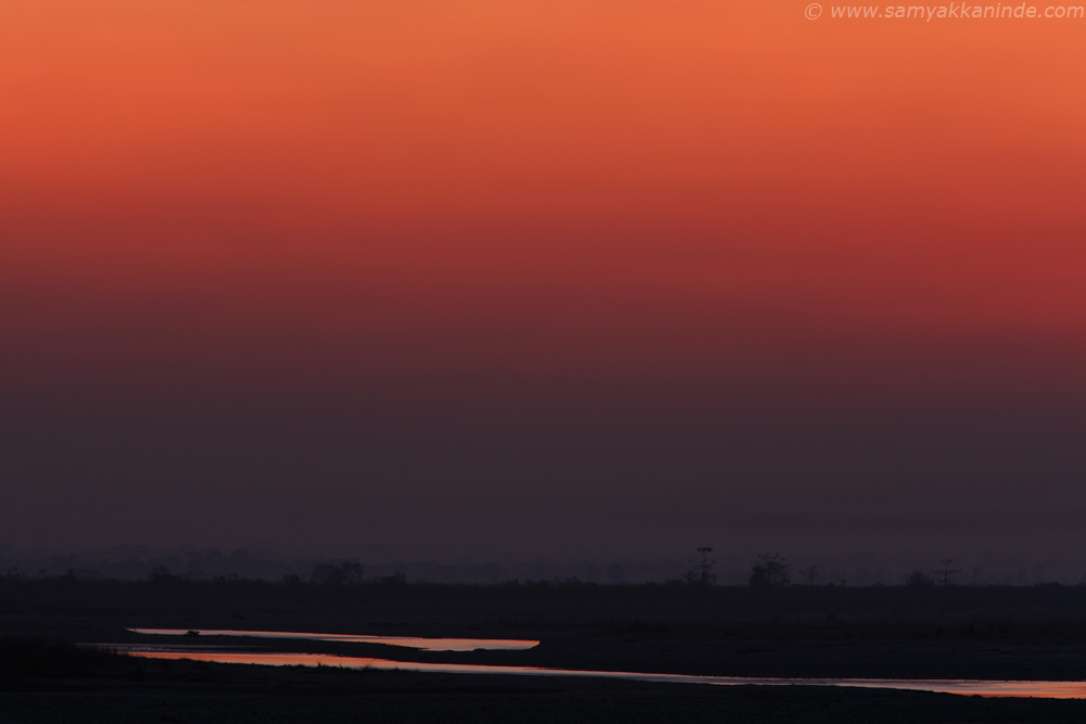 pakke river sunset